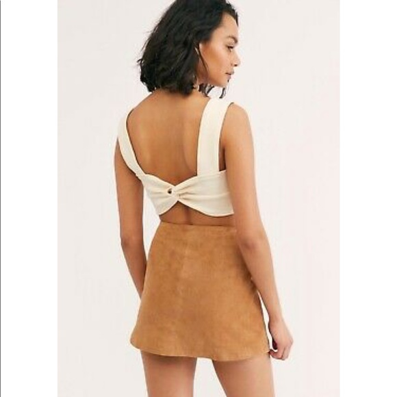 Free People Suede skirt - Picture 2 of 4